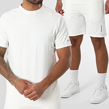 Classic Series - Ensemble Tee Shirt Et Short Jogging 439 Blanc