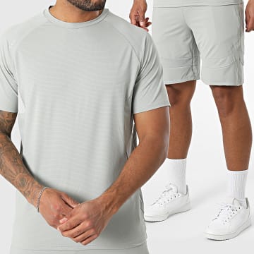 Classic Series - Ensemble Tee Shirt Et Short Jogging 441 Gris Clair