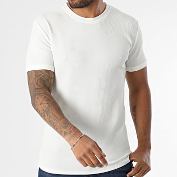 Frilivin - Textured Tee Shirt 073 White
