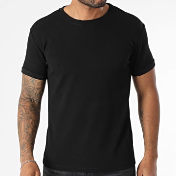 Frilivin - Textured Tee Shirt 073 Black