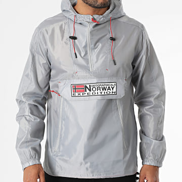 Geographical Norway - Coupe-Vent Outdoor Capuche 244 Gris