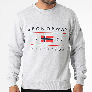 Geographical Norway - Sweat Crewneck 036 Gris Chiné