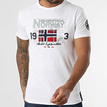 Geographical Norway - Tee Shirt Jolympia Blanc
