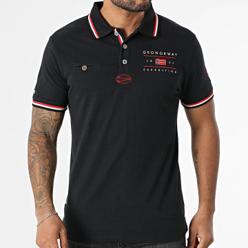 Geographical Norway - Polo Manches Courtes 864 Noir