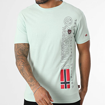 Geographical Norway - Tee Shirt 767 Vert Clair