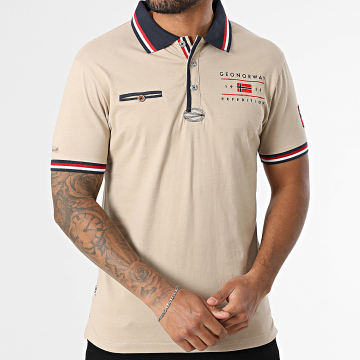 Geographical Norway - Polo Manches Courtes 869 Beige