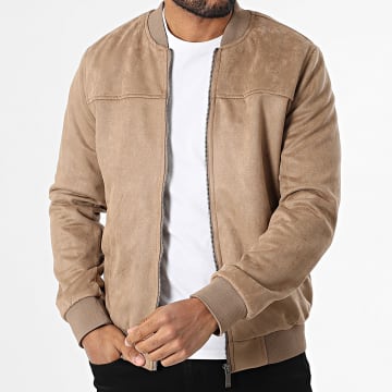 Armita - Veste Bomber Suédine 520 Beige