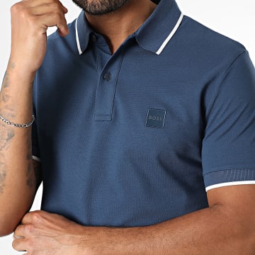 BOSS - Polo Manches Courtes Slim Passertip 50507699 Bleu Marine