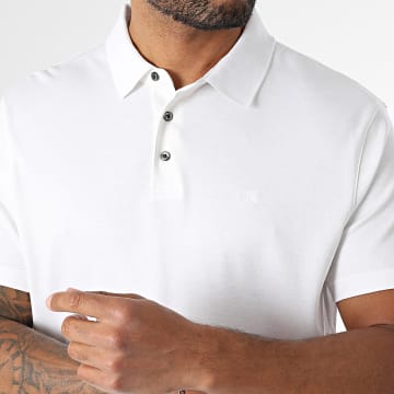 Calvin Klein - Polo Manches Courtes Supima Chest Embroidery LV04LB276G Blanc