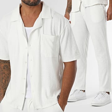 Classic Series - Ensemble Chemise Manches Courtes Et Pantalon 309 Ecru