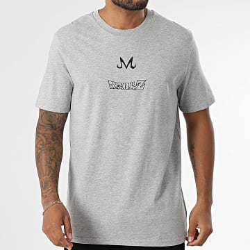 Dragon Ball Z - Maglietta oversize con logo Bu Grigio Heather