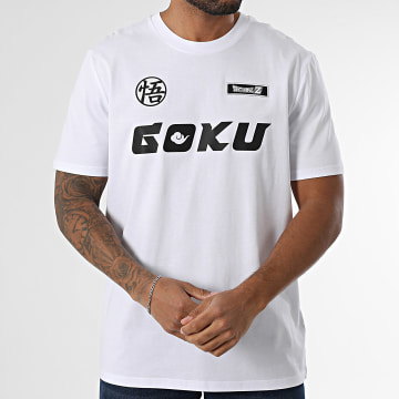 Dragon Ball Z - Maglietta Oversize Large Hybrid Goku Bianco