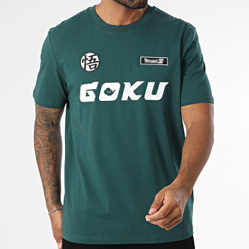 Dragon Ball Z - Maglietta oversize Large Hybrid Goku Green Bottle