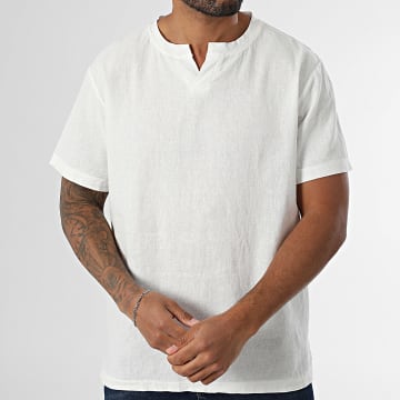 KZR - T-Shirt V-Ausschnitt 055 Weiß