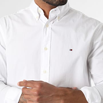 Tommy Hilfiger - Shirt Long Sleeve Regular Fit Core Flex Poplin Solid 9988 White
