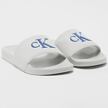 Calvin Klein - Claquettes Slide Jelly Mono 1281 Gris
