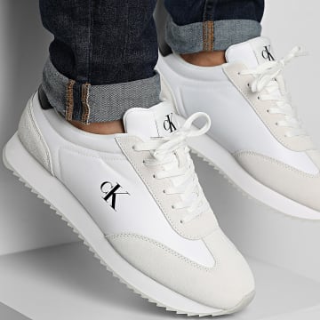 Calvin Klein - Retro Runner Lace Up NY-Su 1325 Helder Wit Zwart Sneakers