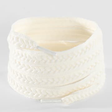 Classic Series - White braided laces