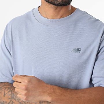 New Balance - Tee Shirt Relaxed Fit MT41533 Bleu Clair