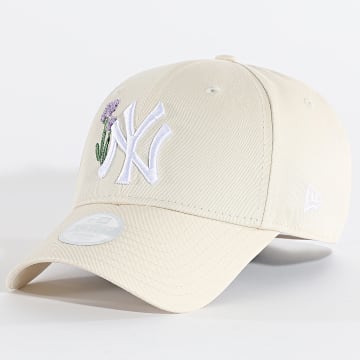 New Era - Casquette Femme Beaded 9Forty NY Yankees 60667492 Beige Floral