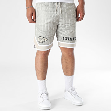 New Era - Kansas City Chiefs Stripe Jogging Shorts 60667933 Beige White