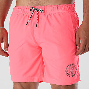 Niro - Shorts de baño Pequeño AAA Rosa Fluo Negro