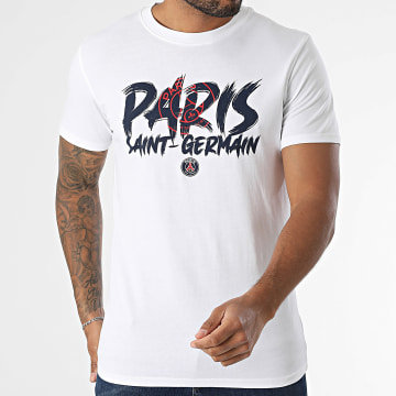 PSG - Tee Shirt Paris Saint Germain P24274C Blanc