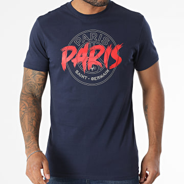 PSG - Tee Shirt Paris Saint Germain P24272C Bleu Marine
