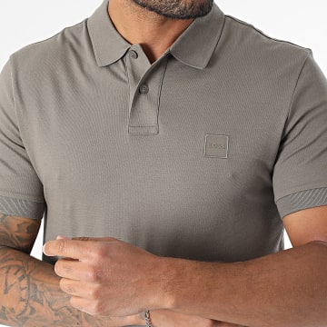 BOSS - Polo Manches Courtes Slim Passenger 50507803 Taupe
