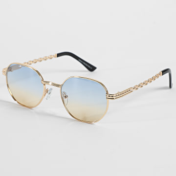 Frilivin - Lunettes De Soleil 811 Bleu Orange Doré