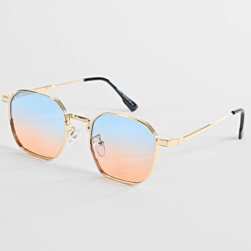 Frilivin - Lunettes De Soleil 985 Bleu Orange Doré