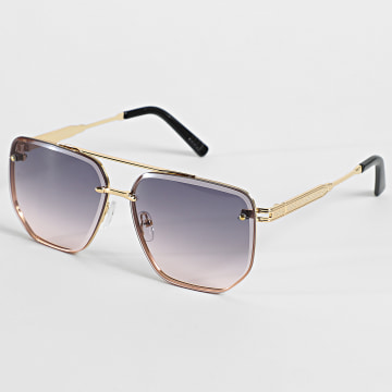 Frilivin - Lunettes De Soleil 085 Violet Rose Dégradé Doré