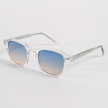 Frilivin - Lunette De Soleil 004 Bleu Marine Orange Transparent Argenté