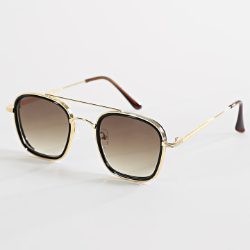 Frilivin - Lunettes De Soleil 992 Marron Noir Doré