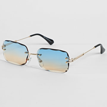 Frilivin - Lunettes De Soleil 980 Bleu Orange Doré