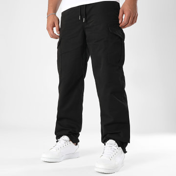LBO - Pantalon Cargo Relaxed Chevilles Resserrées 3848 Noir