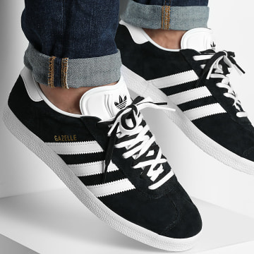 Adidas Originals - Baskets Gazelle BB5476 Core Black White Gold Metallic