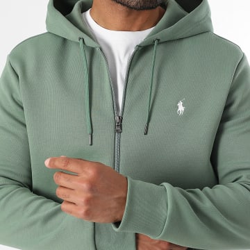 Polo Ralph Lauren - Sweat Zippé Capuche Original Player Vert