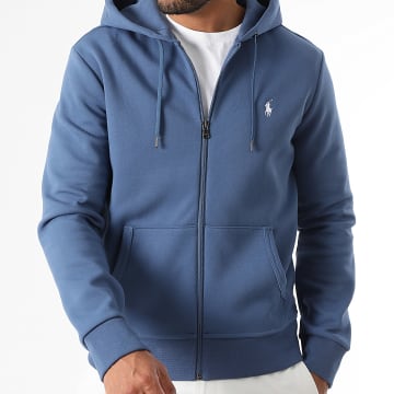 Polo Ralph Lauren - Sweat Zippé Capuche Original Player Bleu Indigo
