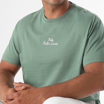 Polo Ralph Lauren - Tee Shirt Classic Fit Logo Embroidery Vert