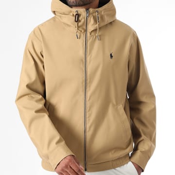 Polo Ralph Lauren - Veste Capuche Zippée Original Player Camel