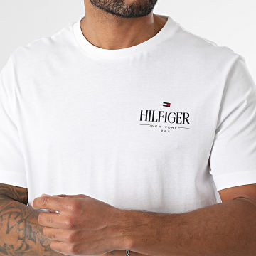 Tommy Hilfiger - Tee Shirt Hilfiger Stack 9355 White