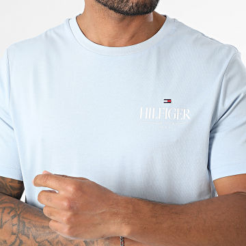 Tommy Hilfiger - Tee Shirt Hilfiger Stack 9355 Bleu Clair