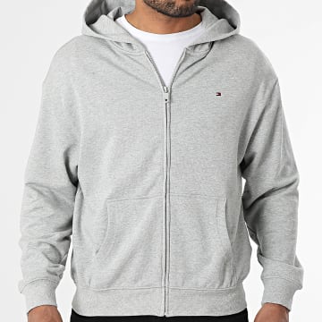 Tommy Hilfiger - Zipped Hoodie 5772 Gris Chiné