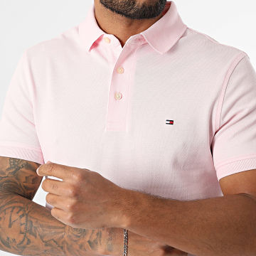 Tommy Hilfiger - Polo Manches Courtes Slim 1985 7771 Rose