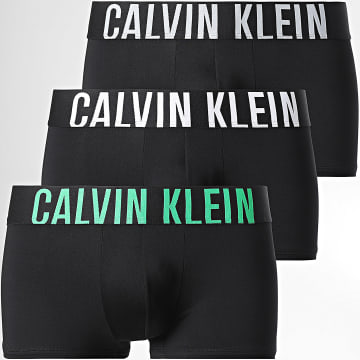Calvin Klein - Set van 3 laag uitgesneden boxers NB3611A Zwart