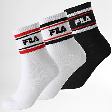 Fila - Confezione da 3 paia di calzini F5609 nero bianco