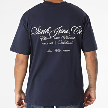 Sixth June - Tee Shirt Oversize 875 Bleu Marine