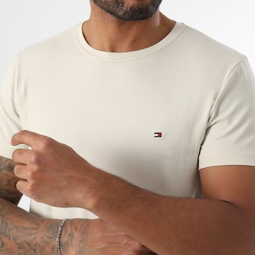 Tommy Hilfiger - Tee Shirt Slim Stretch 0800 Beige