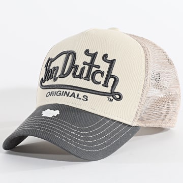 Von Dutch - Riverside Trucker Cap 7030890 Beige Grey Charcoal